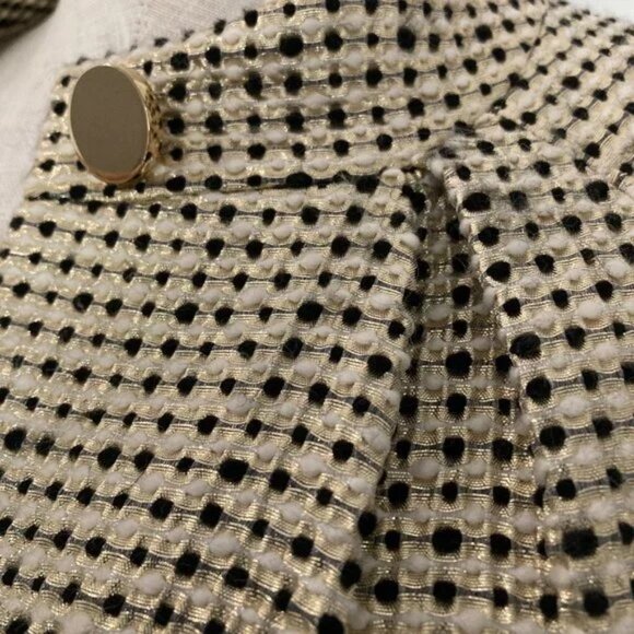 Kate Spade New York Beautiful Brand New Gold /Black/ White Devon Jacket Size L - Picture 4 of 15